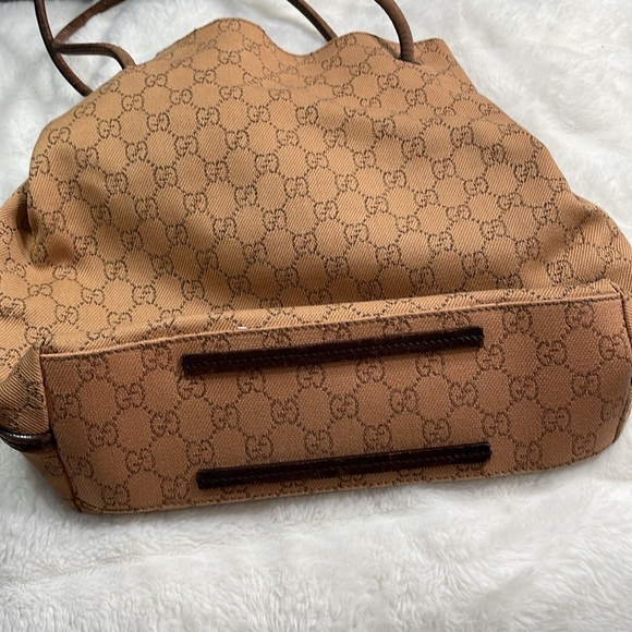 Gucci GG Cavas Tote with roll shoulder length handles - Picture 6 of 9